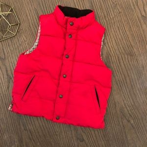Baby Gap toddler boy red vest